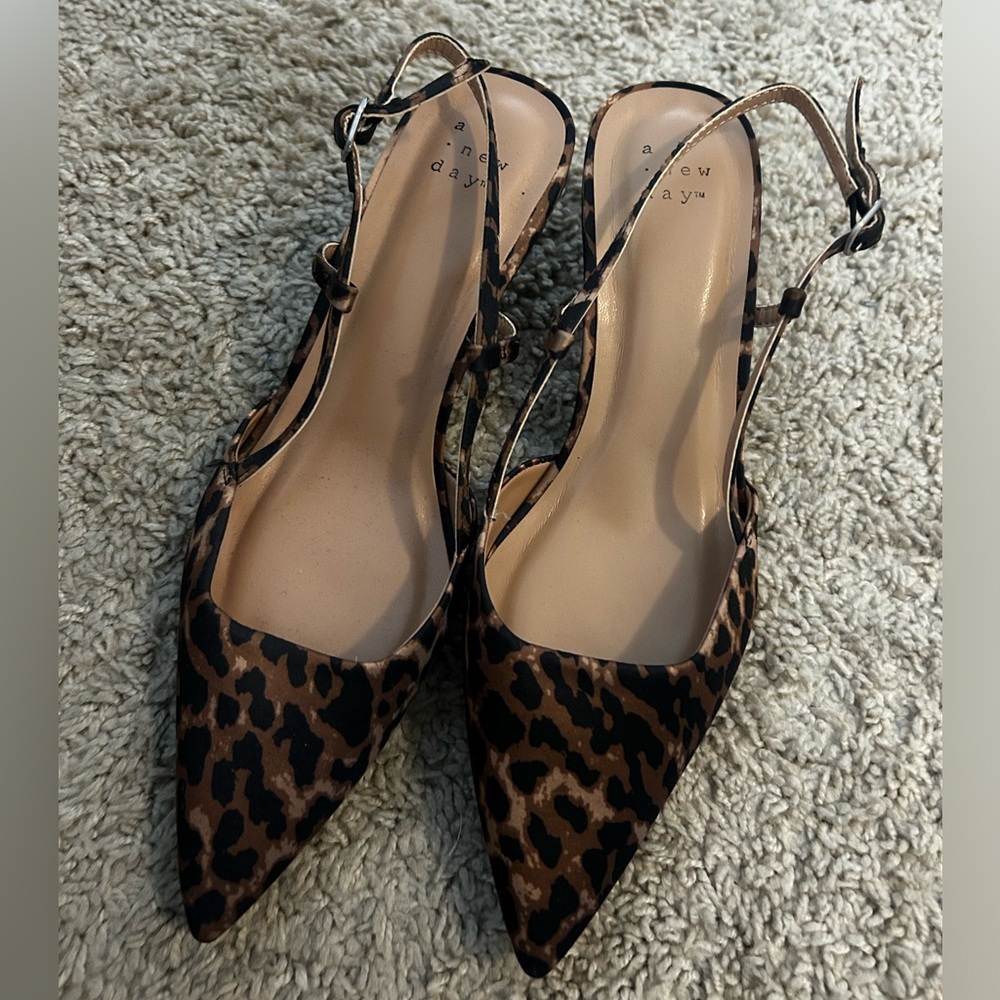 Target Black and Leopard Women's Heels